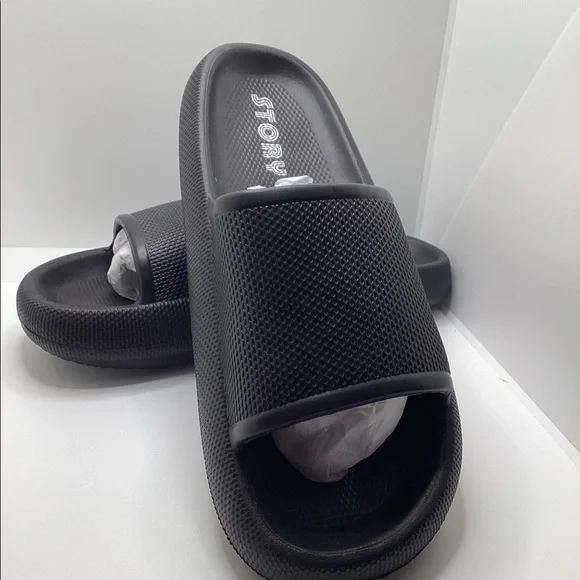 Cloud non slip slides Black - Picture 1 of 1